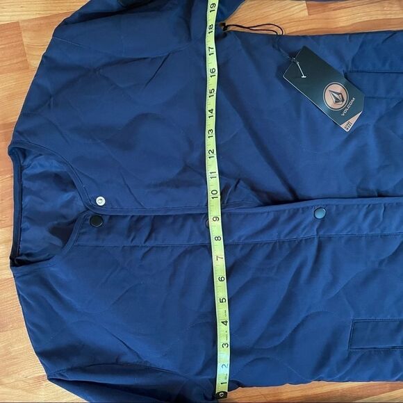 Volcom Reversible Navy Liner Insulated Jacket NEW - Picture 10 of 12